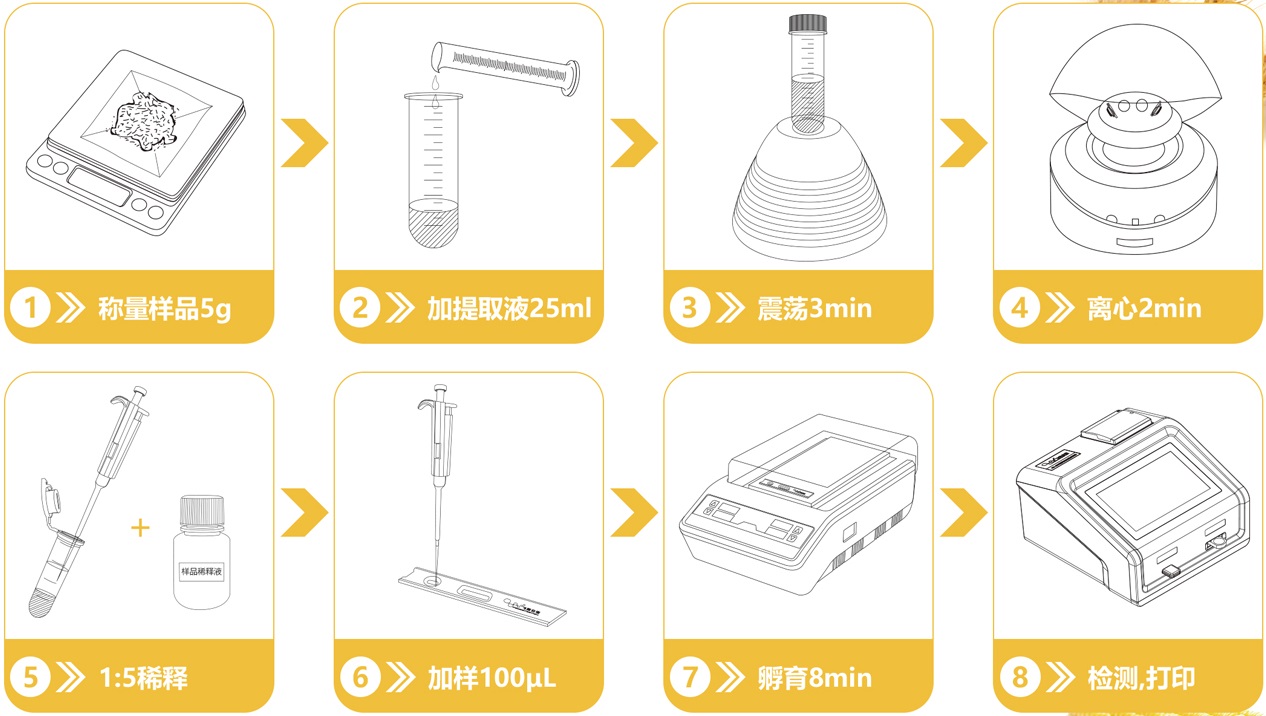 糧食真菌毒素檢測流程圖 糧食真菌毒素檢測流程圖