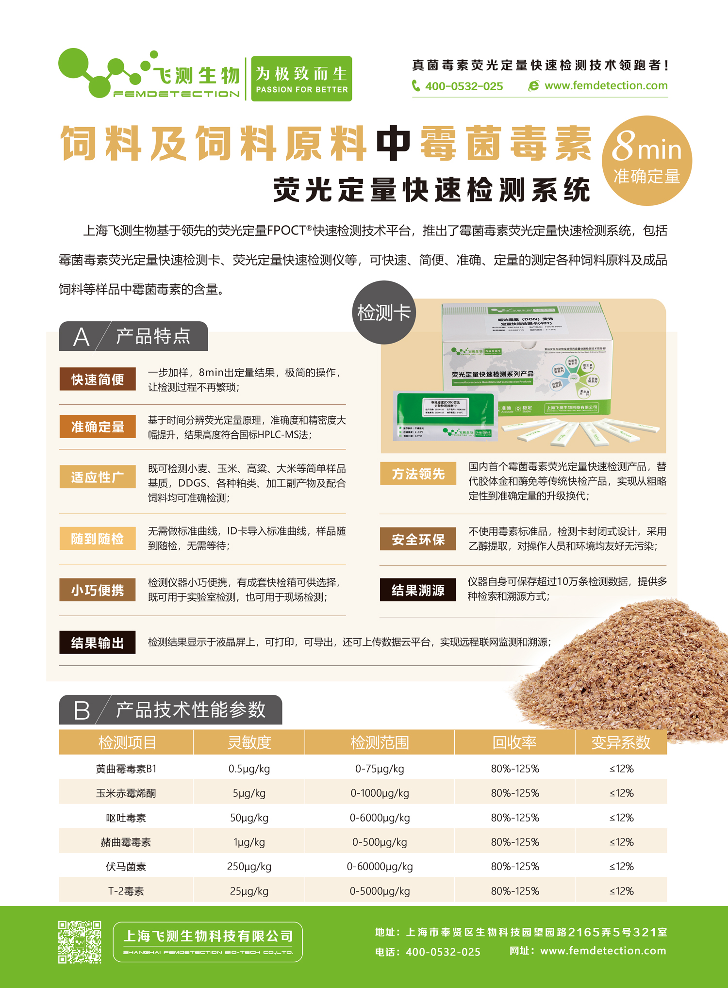 飼料嘔吐毒素?zé)晒舛靠焖贆z測(cè)卡 飼料嘔吐毒素?zé)晒舛靠焖贆z測(cè)卡